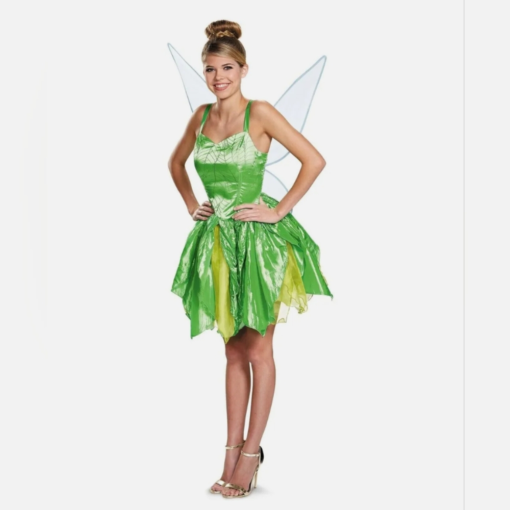 Tinkerbell Costume Dress With WINGS!